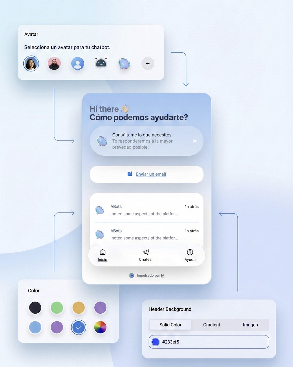 AI agent creation preview