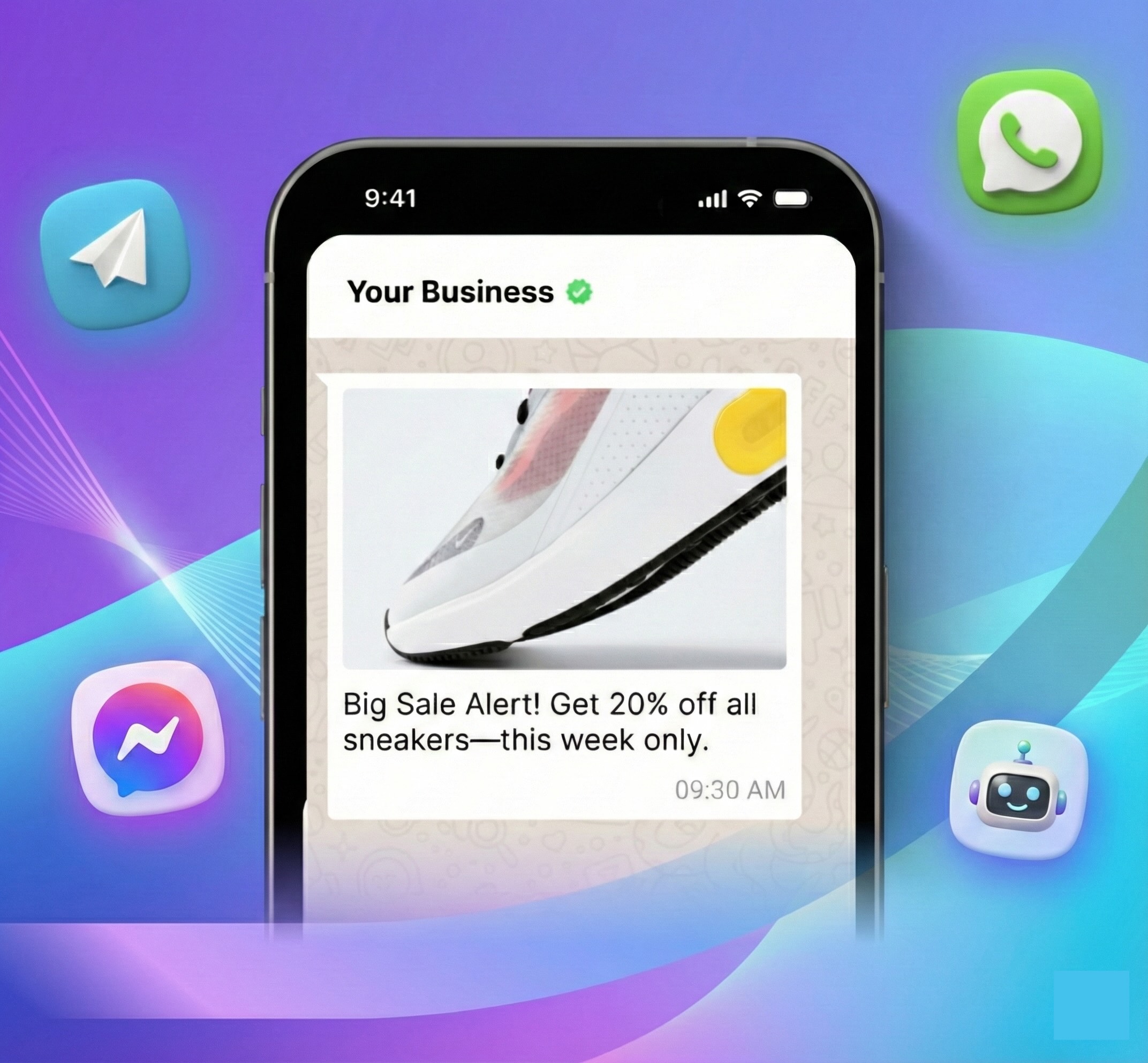 WhatsApp and Telegram AI agents