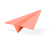 Icono para agencias Icono de un avión de papel para representar a las agencias