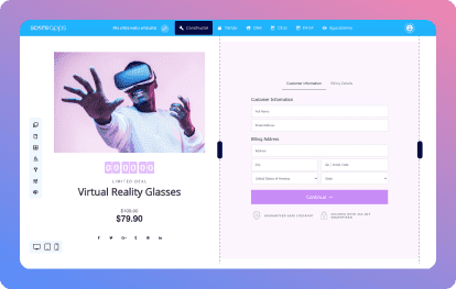 Sales funnel builder