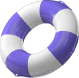 Support icon Lifeguard icon to represent the support and training team