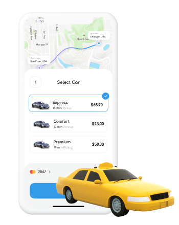 La revolución en tu App Una mano sujetando un teléfono móvil y un ordenador con el App builder de Scoreapps