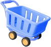 Icono de un carro de la compra para representar los carritos abandonados