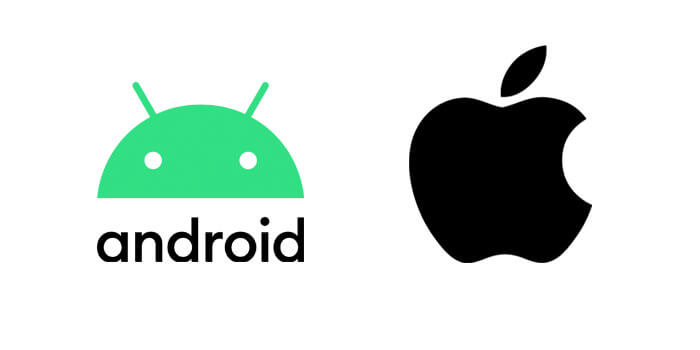 Logo de Android e iOS