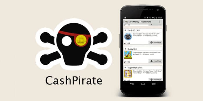 Capture and Logo of the Cashpirate application