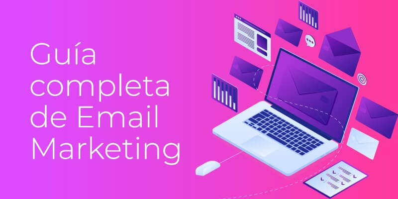 campaña de email marketing lanzada desde ordenador