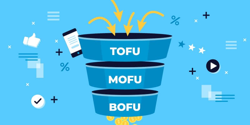 TOFU MOFU BOFU fases embudo conversion