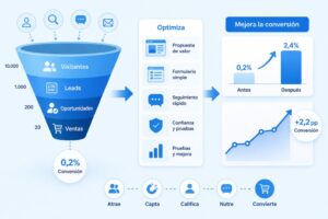 Mejorar conversión de ventas sin programar: guía 2026