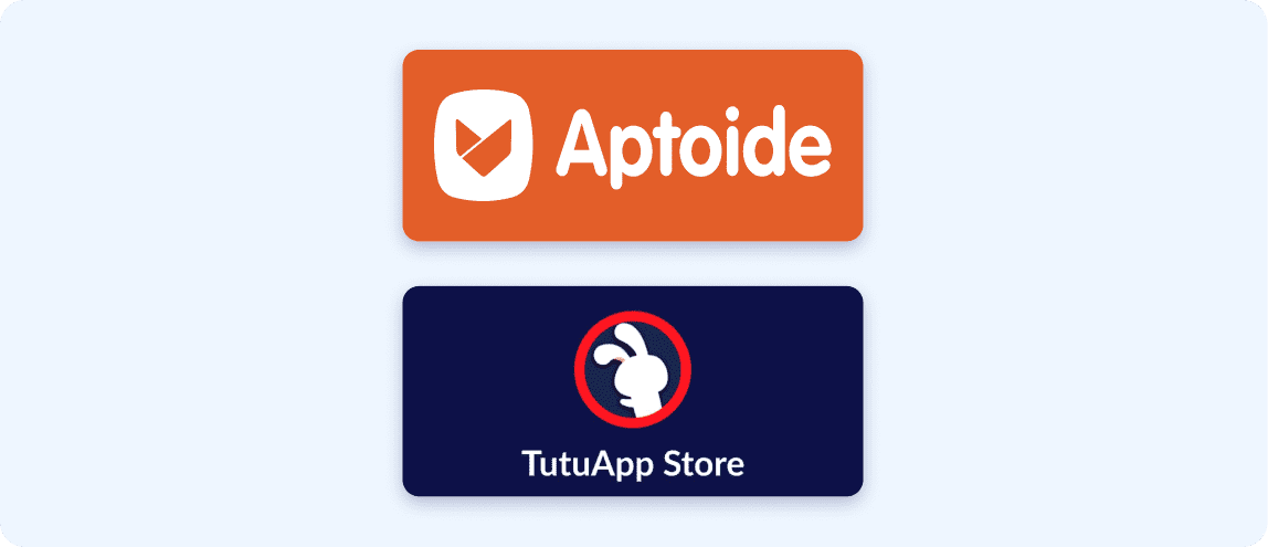 Logotipos de tiendas de Apps dentro de las estrategias para mobile app marketing